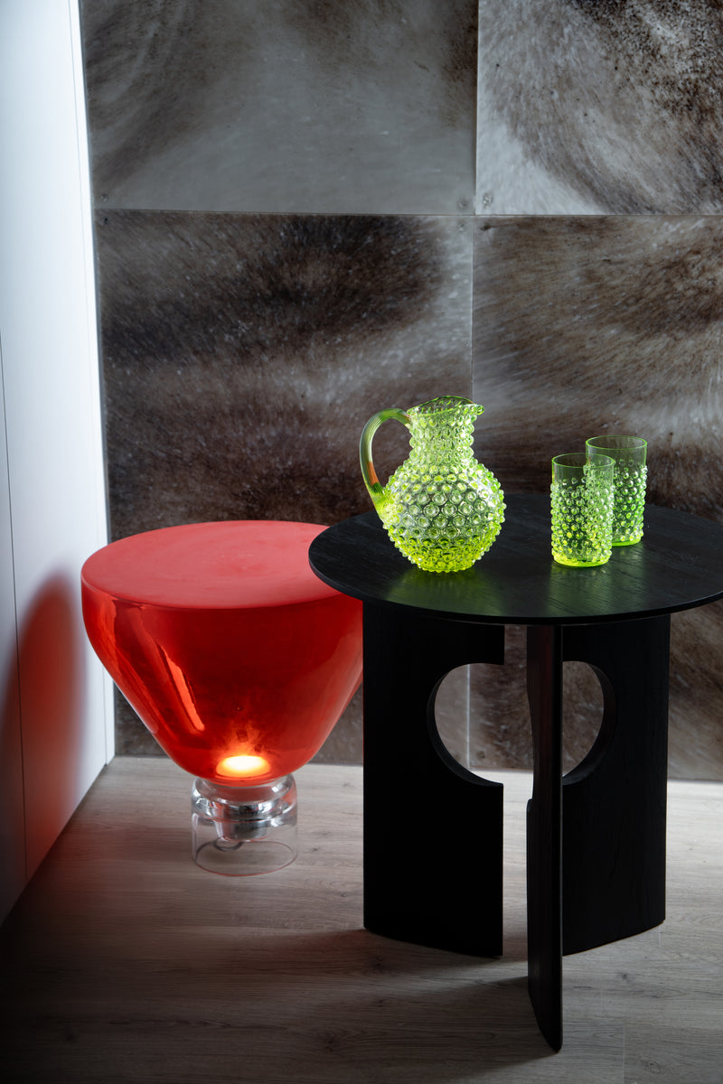 Hobnail Neon Citrine Pitcher