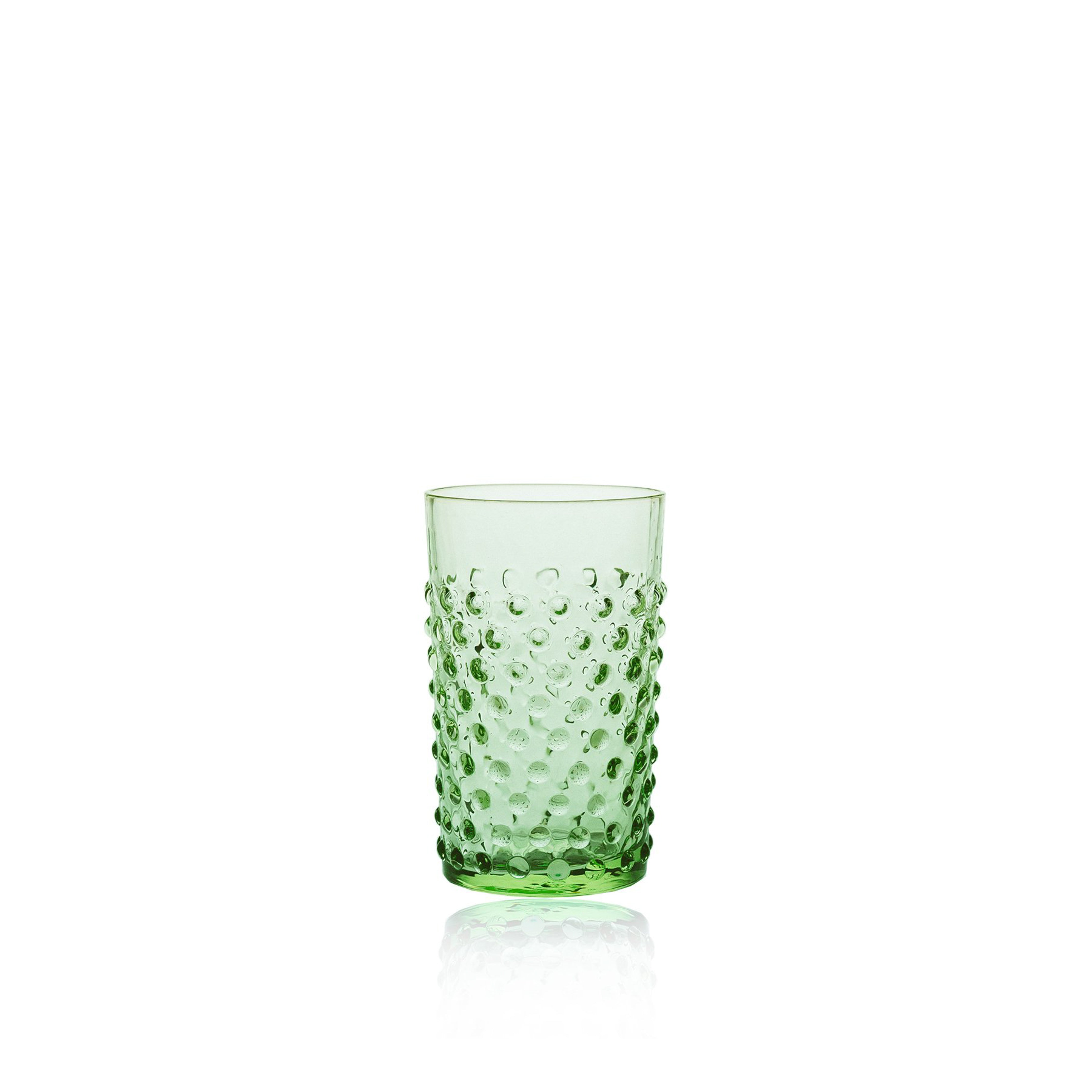 Sklenice Hobnail Light Green