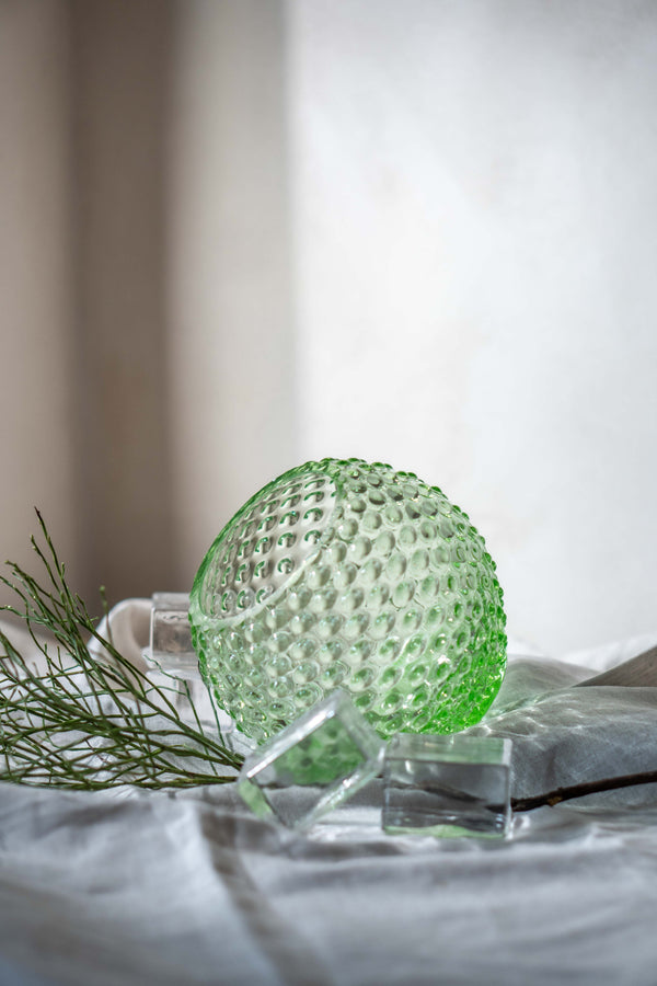 Hobnail Vase Light Green