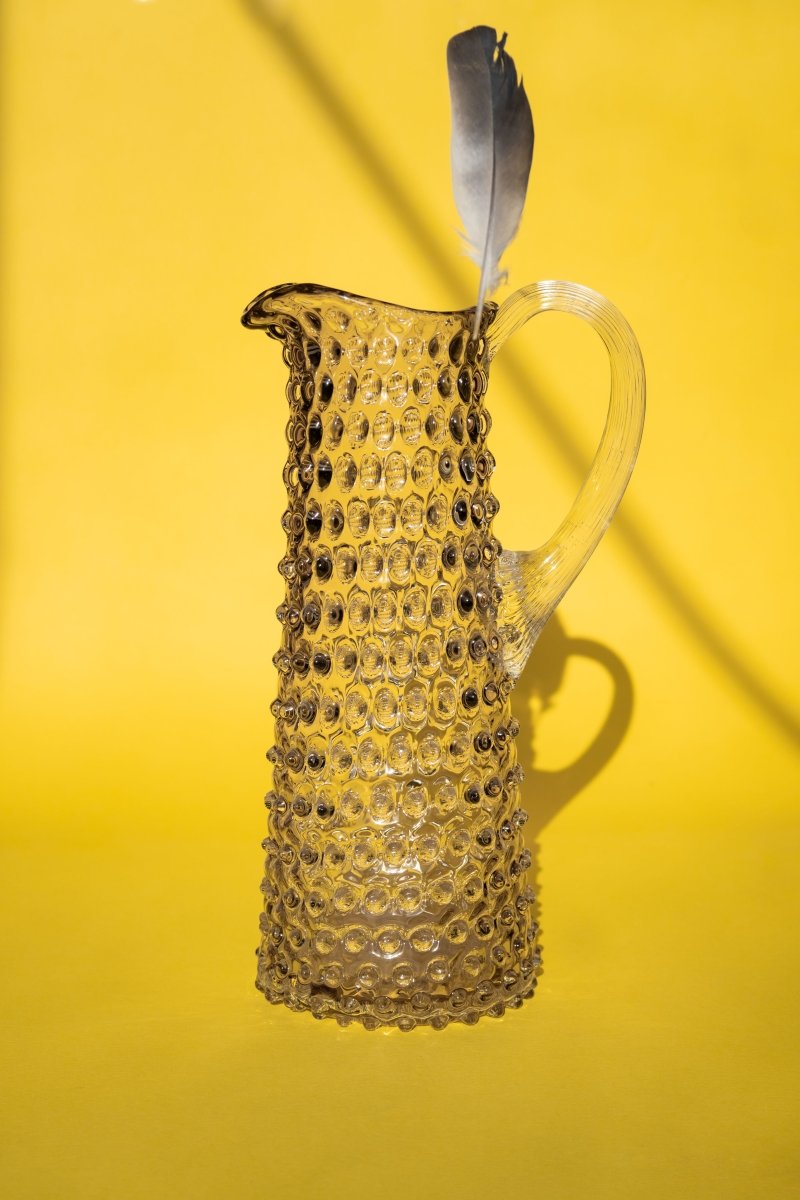 Underlay Black Smoke Hobnail Jug Tall - KLIMCHI