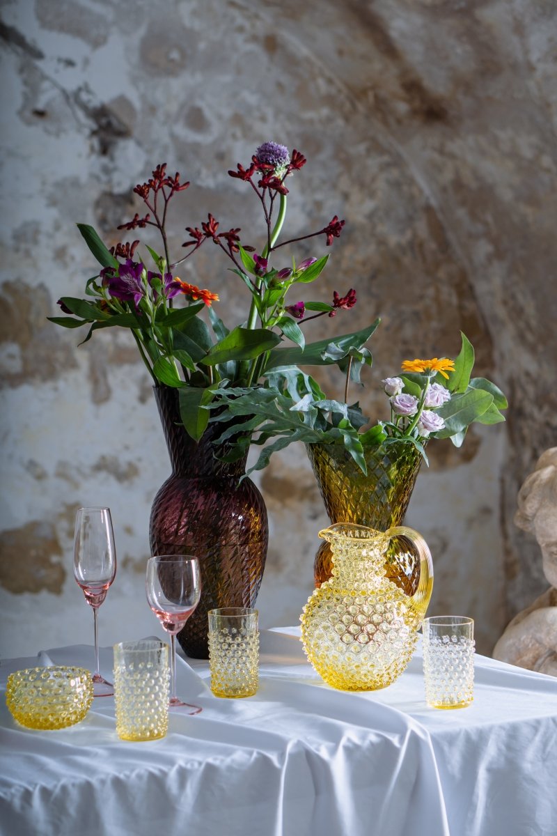 Citrine Hobnail Tumblers - KLIMCHI