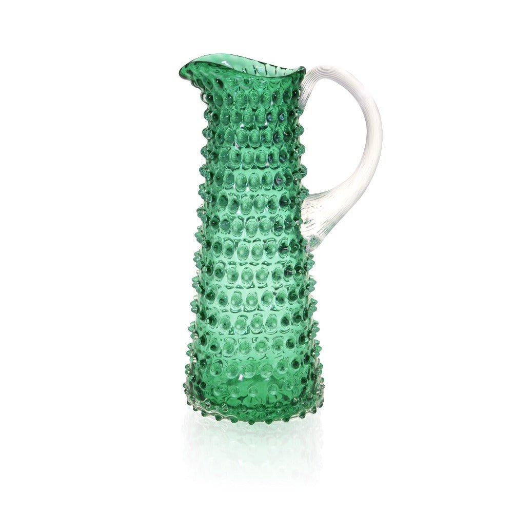 Underlay Dark Green Hobnail Jug Tall - KLIMCHI