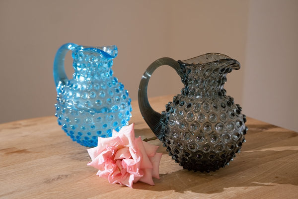 Grey Smoke Hobnail Jug Small - KLIMCHI