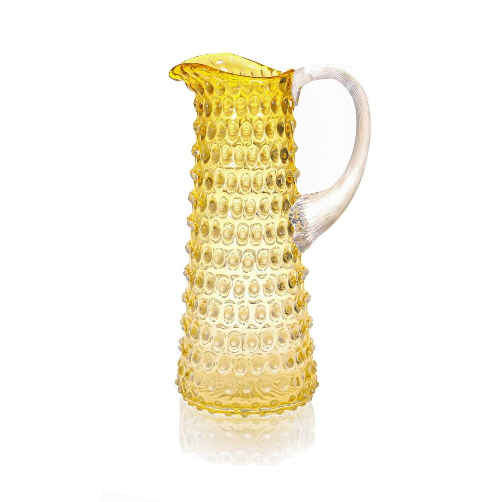 Underlay Amber Hobnail Jug Tall - KLIMCHI