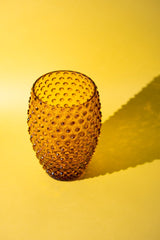 Amber Egg Hobnail Vase - KLIMCHI