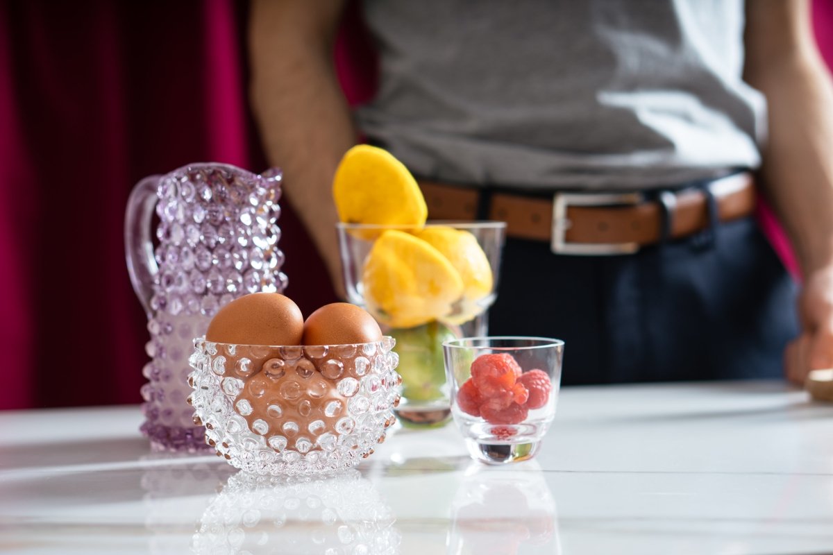 Crystal Hobnail Bowl Small - KLIMCHI