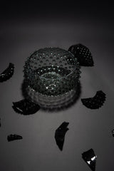 Grey Smoke Hobnail Bowl - KLIMCHI