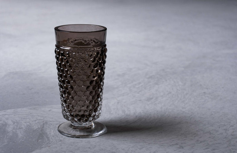 Underlay Black Smoke Hobnail Goblet (set of 2 pieces) - KLIMCHI