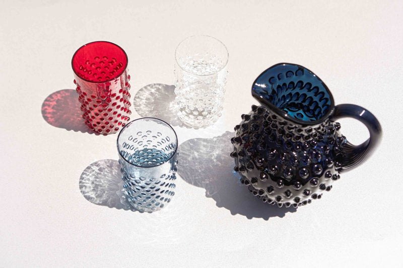 Underlay Blue Smoke Hobnail Tumblers - KLIMCHI