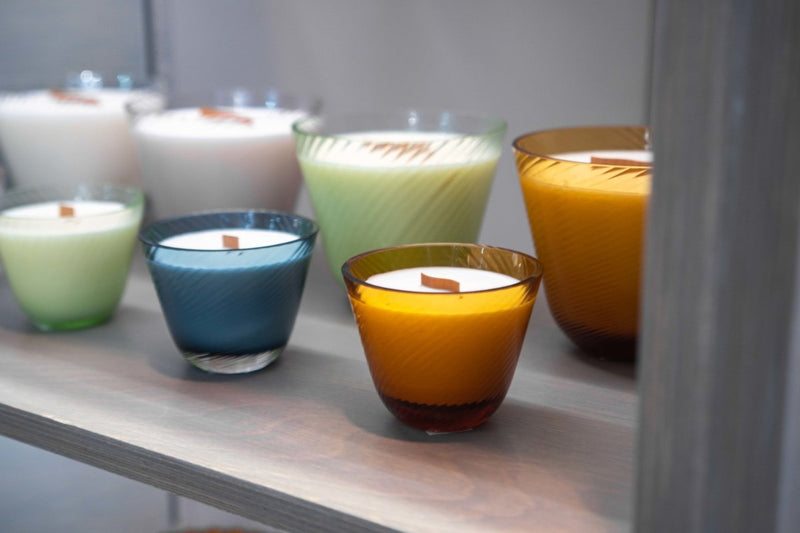 Small Candle Linea Ambra - KLIMCHI