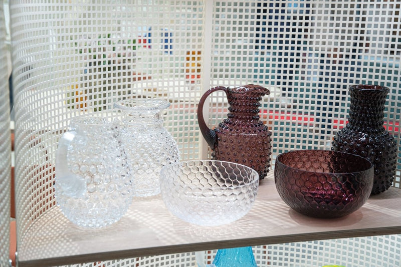 Violet Hobnail Carafe - KLIMCHI