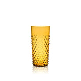 Amber Hobnail Tumblers Tall - KLIMCHI