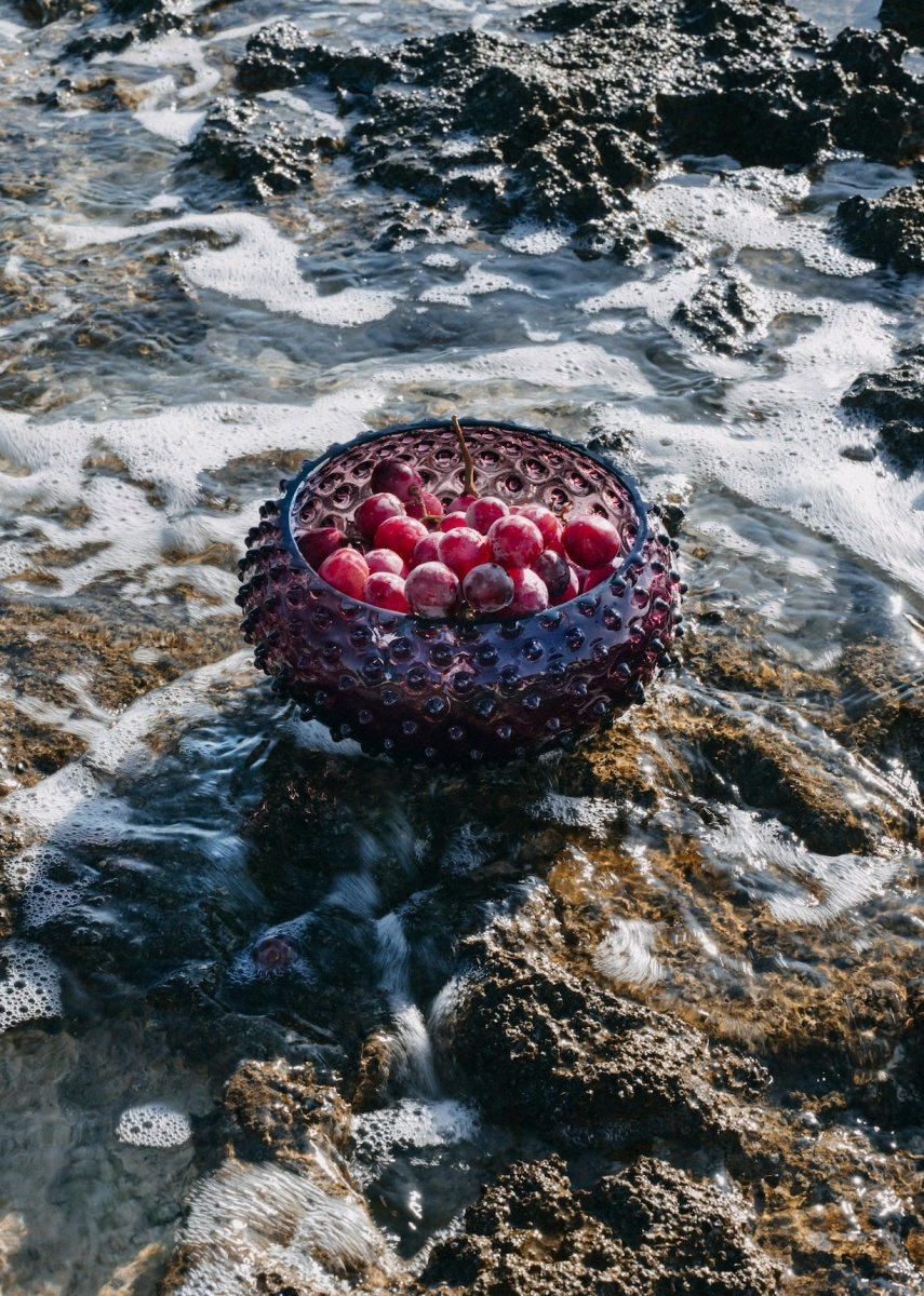 Violet Hobnail Bowl - KLIMCHI