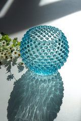 Underlay Aquamarine Hobnail Vase - KLIMCHI