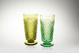 Bonsai Green Hobnail Goblet (set of 2 pieces) - KLIMCHI