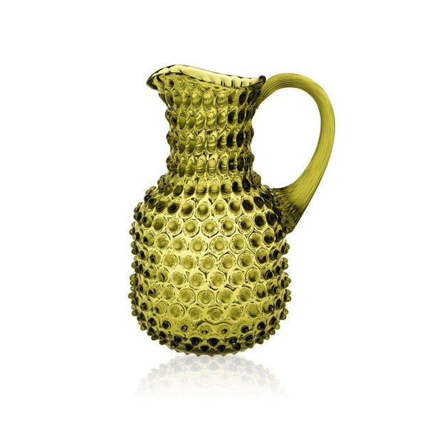 Bonsai Green Hobnail Square Jug - KLIMCHI