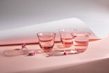 SHADOWS <br> Drinking Glass in Suede Pink <br> (Set of 2) - KLIMCHI