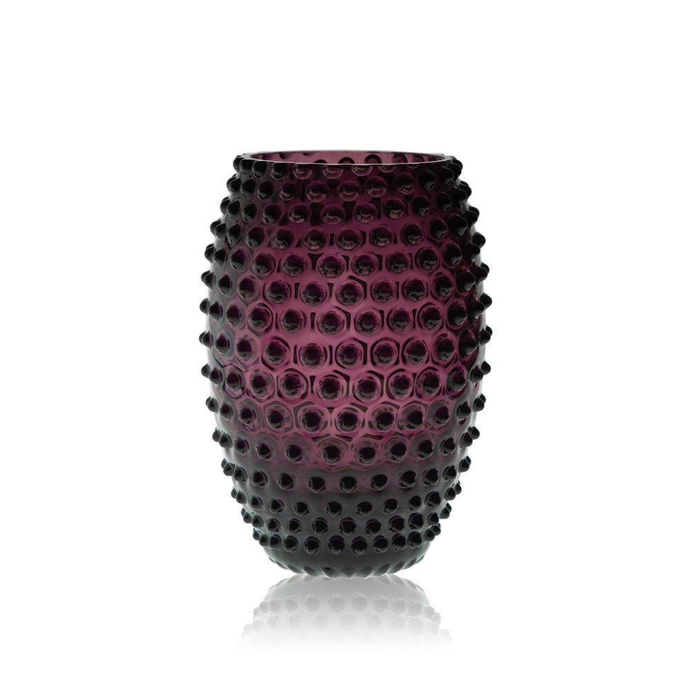 Violet Egg Hobnail Vase - KLIMCHI