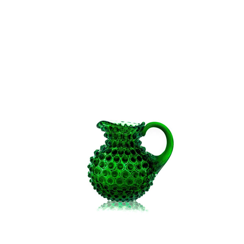 Dark Green Hobnail Creamer Jug - KLIMCHI