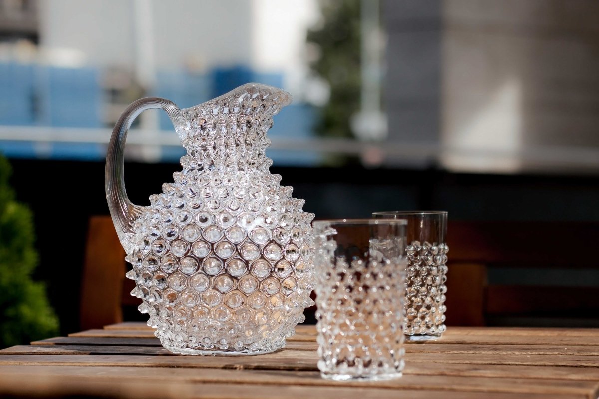 Crystal Hobnail Tumblers - KLIMCHI