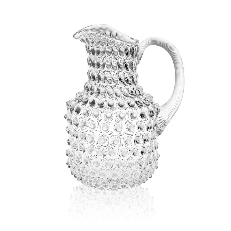 Crystal Hobnail Square Jug - KLIMCHI