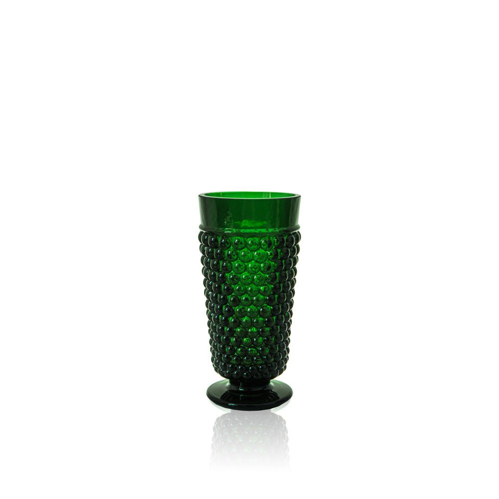 Dark Green Hobnail Goblet (set of 2 pieces) - KLIMCHI