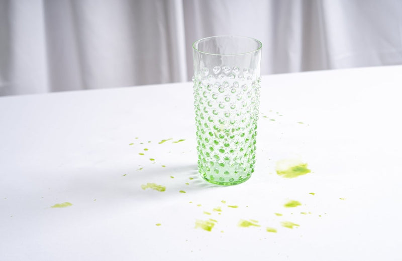 Light Green Hobnail Tumblers Tall - KLIMCHI