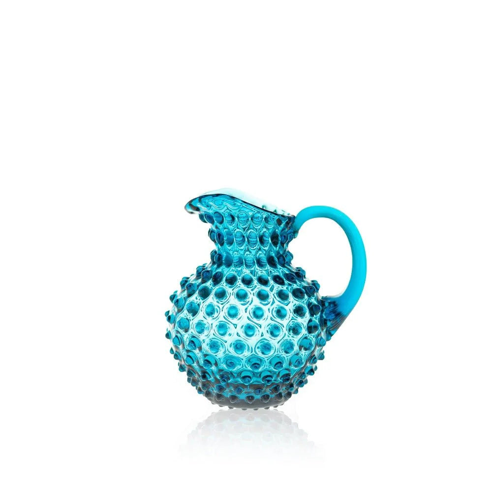 Aquamarine Hobnail Jug Small - KLIMCHI