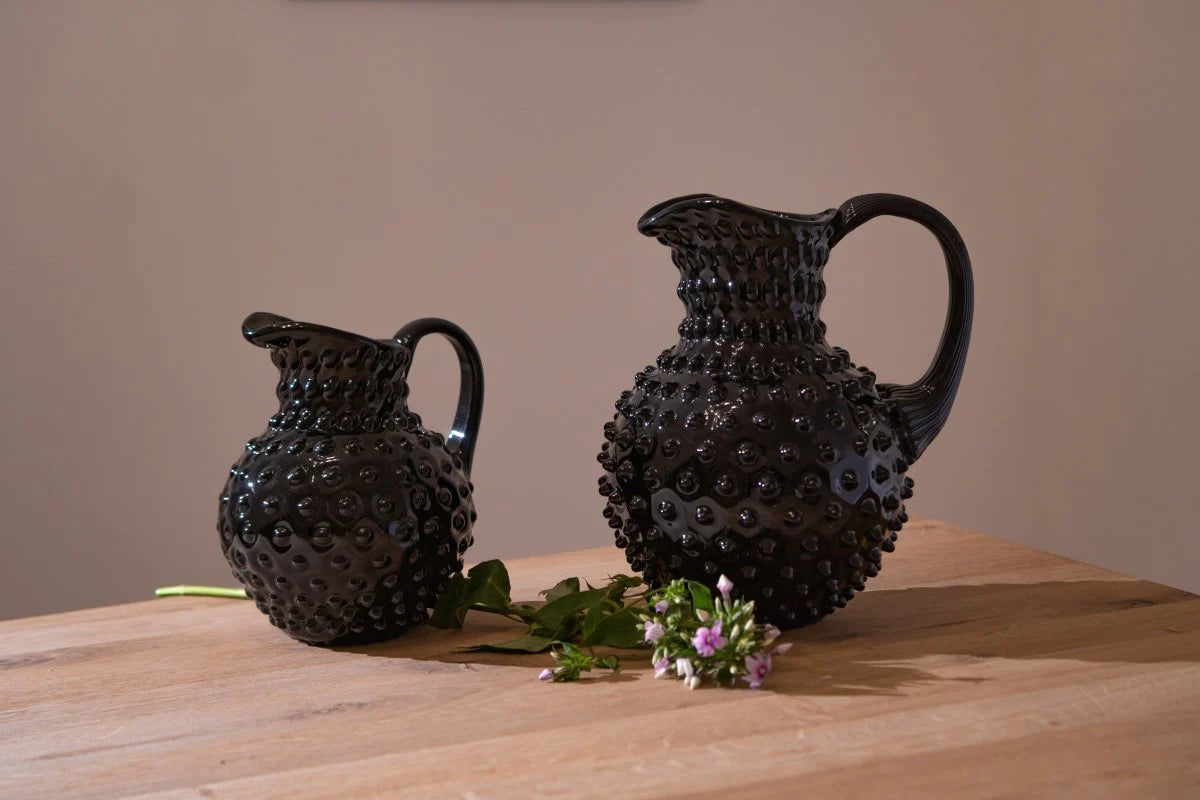 Black Hobnail Jug Small - KLIMCHI