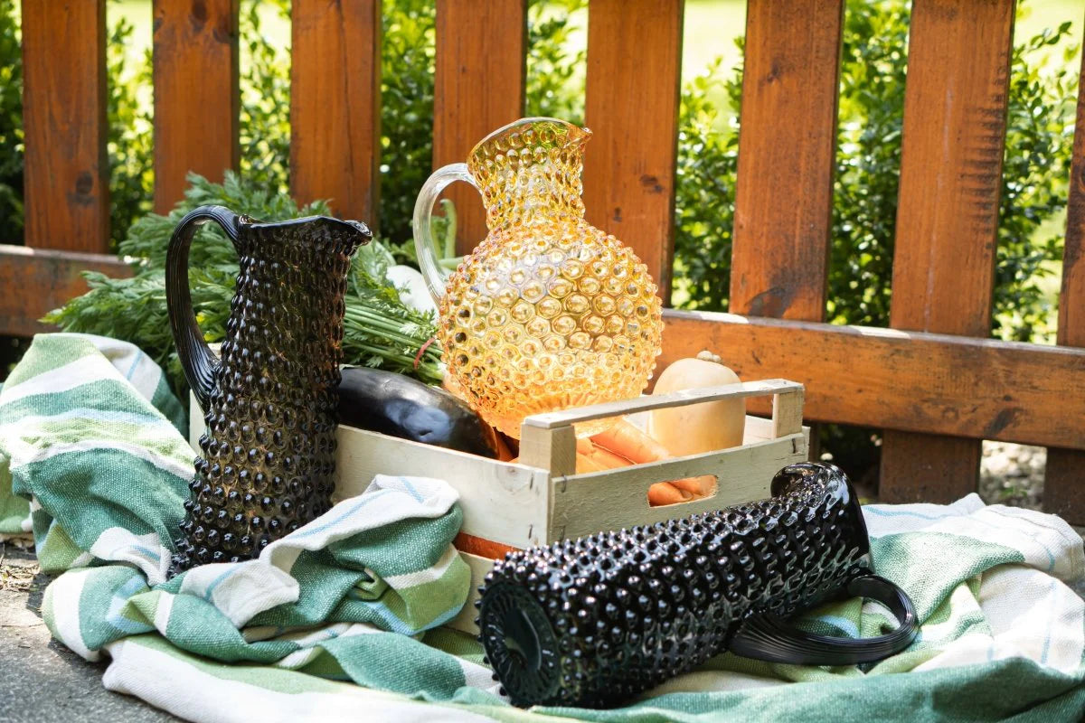 Black Hobnail Jug Tall - KLIMCHI